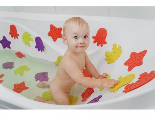Антискользящие мини-коврики для ванны Roxy Kids 8 шт. Фото 3