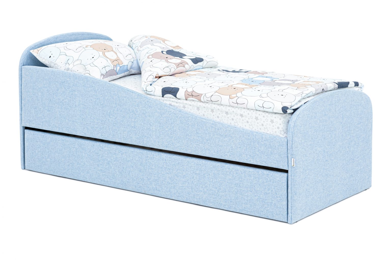 Детская мягкая кровать с ящиком Letmo