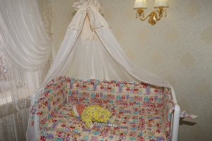 Комплект в кроватку "Нежность" арт. 815. Фото 7